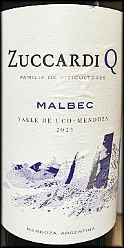 Zuccardi 2023 Q Malbec