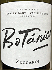 Zuccardi 2024 Botanico Chardonnay