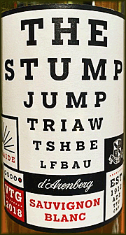 d'Arenberg 2018 The Stump Jump Sauvignon Blanc