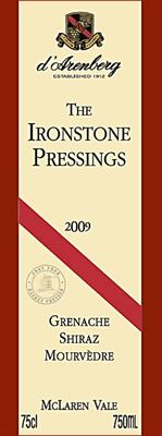 dArenberg 2009 Ironstone Pressings