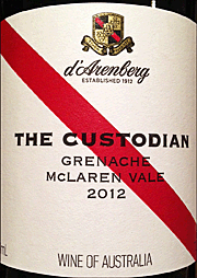 d'Arenberg 2012 Custodian Grenache