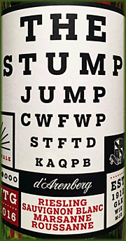 d'Arenberg 2016 Stump Jump White